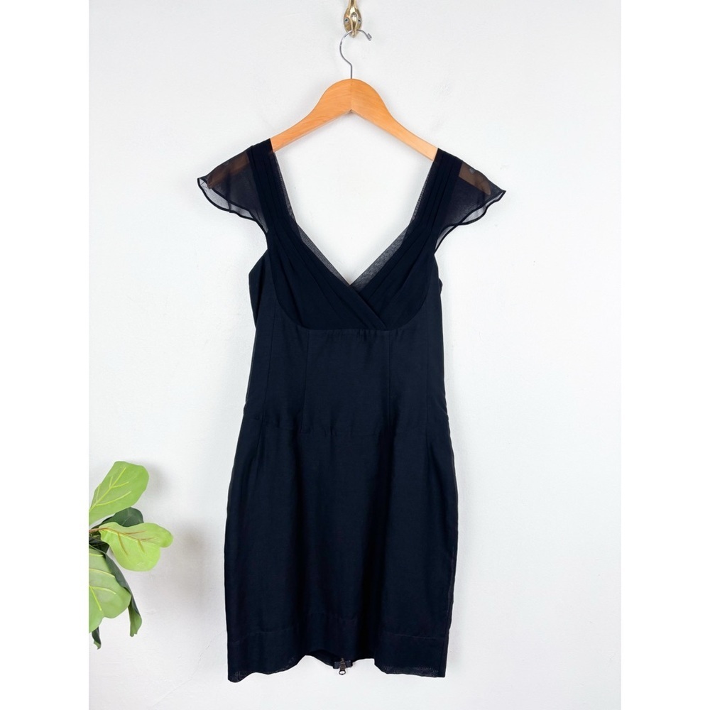 NWT All Saints Black Rogue Cocktail Mini Dress Sz 8